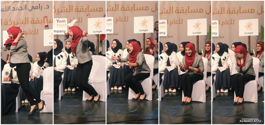 رد فعل مديرة الشركة الطلابية سمر القاضي لحظة اعلان النتيجة