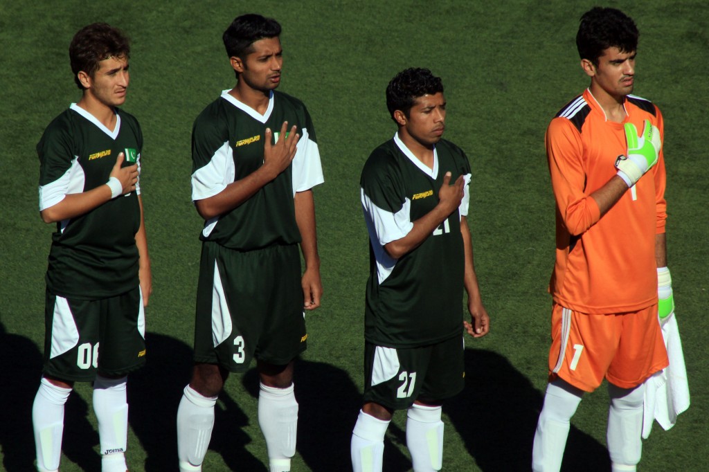 لقطة للمتخب الباكستاني 