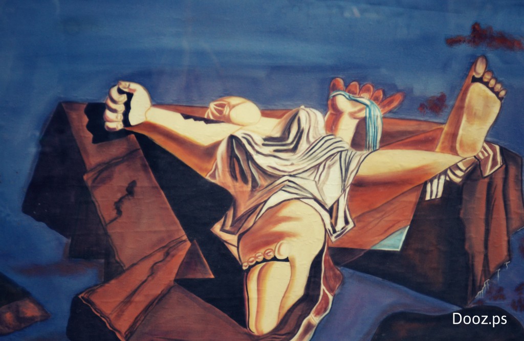 للأعمال الفنية نصيب كبير من مقتنيات سوق البالة، وتباع هذه اللوحة على سبيل المثال بـ20 شيقلا