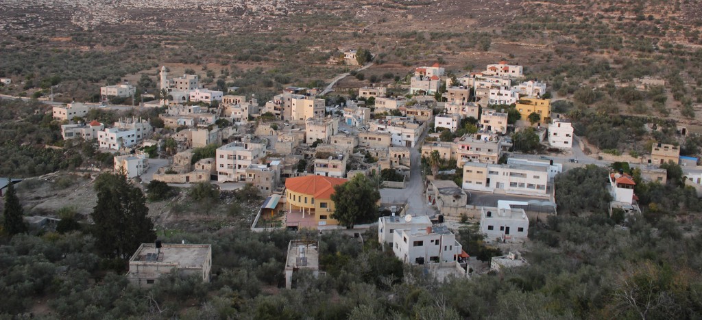 يعيش سكان اجنسنيا في بطن الوادي بين جبلين، وتبلغ مساحة أراضيها حوالي 6500 دونم.