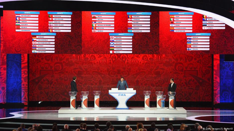 قرعة منتخبات أوروبا إلى تصفيات مونديال روسيا