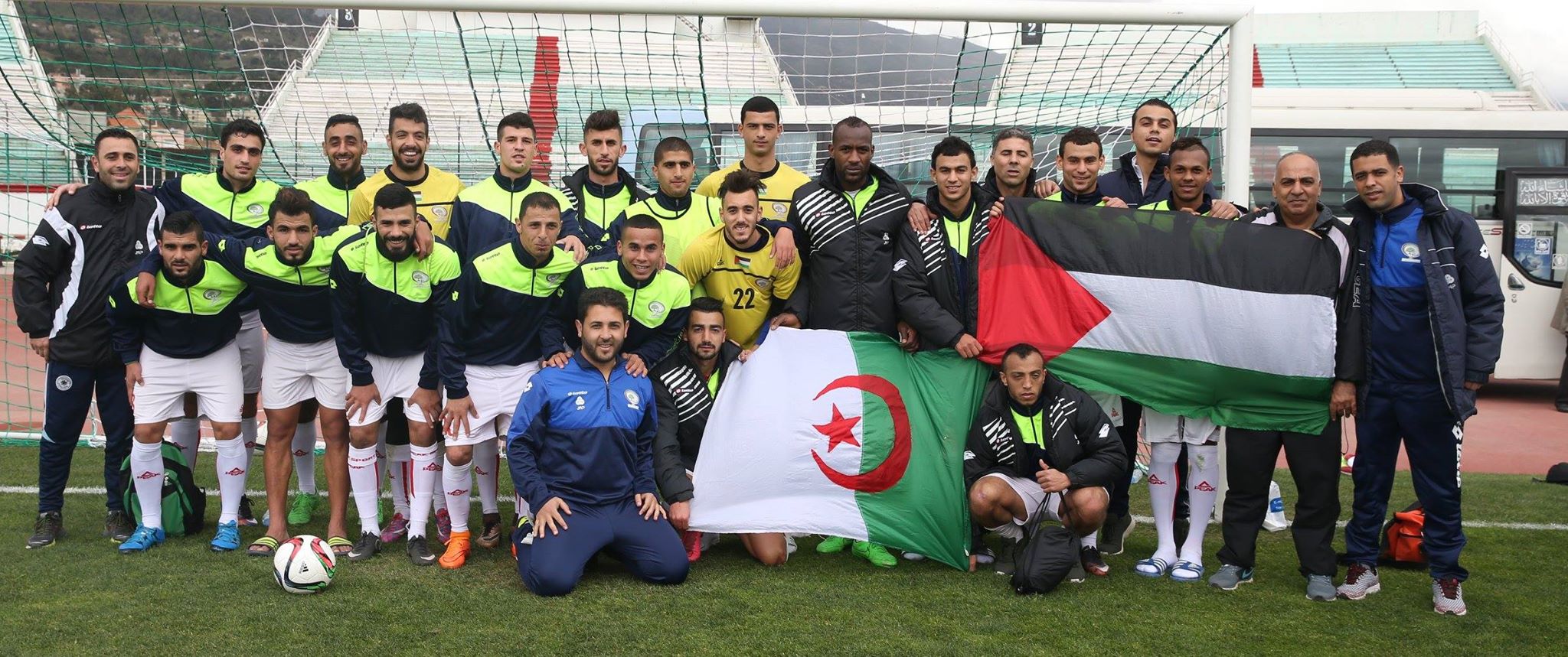 بالصور.. تدريبات المنتخب الأولمبي الفلسطيني في الجزائر