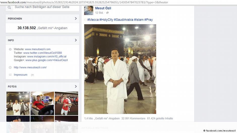 مسعود أوزيل "يعتمر" قبيل بطولة أمم أوروبا