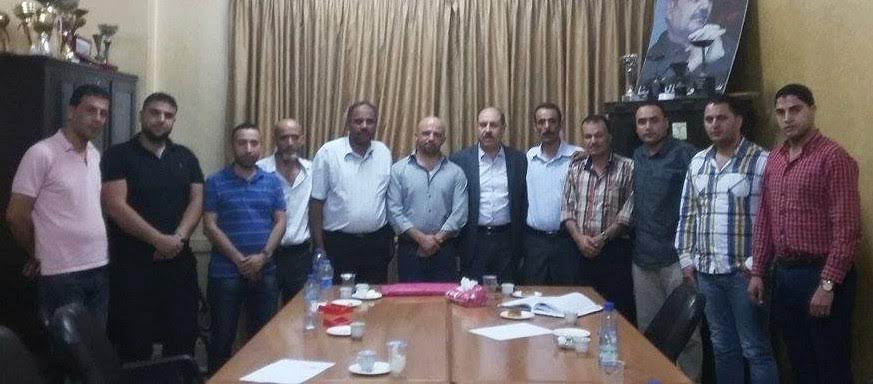 إدارية مركز بلاطة تعقد اجتماعها بحضور المراقب نصر الله