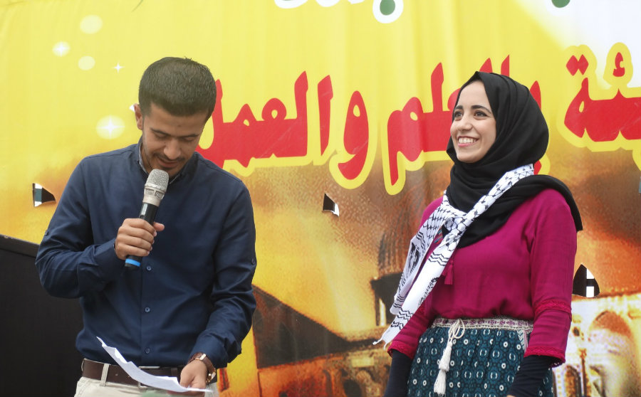 بالصور.. حفل استقبال الطلبة الجدد في جامعة النجاح
