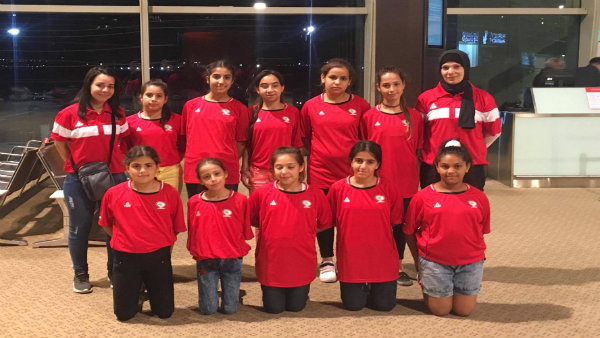 فوز فتيات فلسطين على النرويج 20 -1